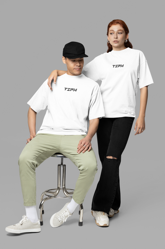 Progressive House Relaxed Fit - Classic Backprint Purple White | TIPH
