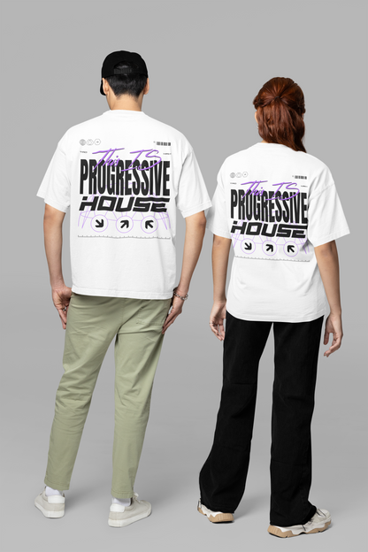 Progressive House Regular Fit T-Shirt — Classic Backprint Purple | TIPH