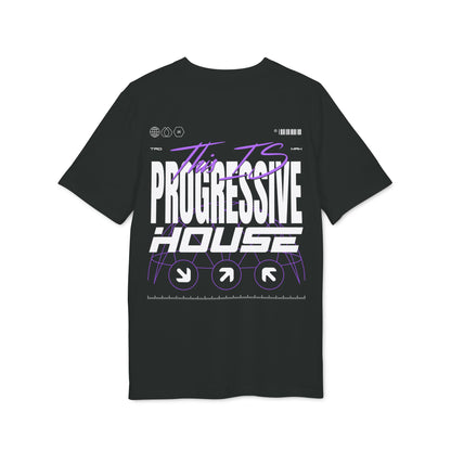 Progressive House Regular Fit T-Shirt — Classic Backprint Purple | TIPH