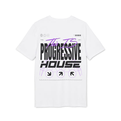 Progressive House Regular Fit T-Shirt — Classic Backprint Purple | TIPH