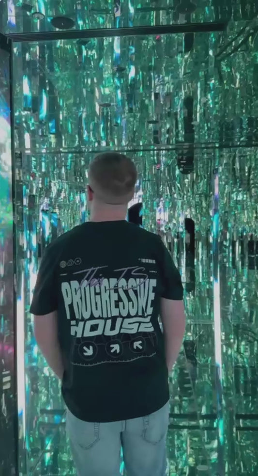 Progressive House Regular Fit T-Shirt — Classic Backprint Purple | TIPH